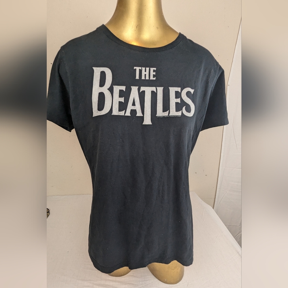 The Beatles Women's Classic Logo Tee Shirt Large
